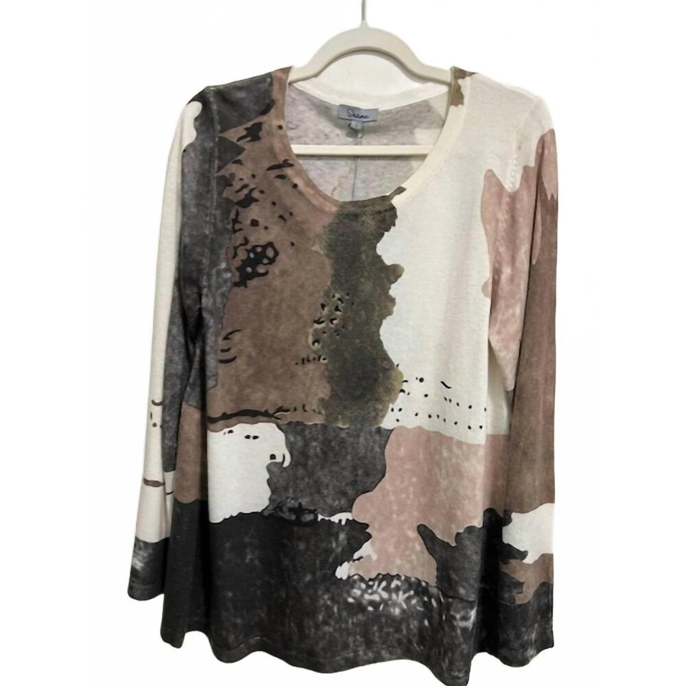 NEW SHANA APPAREL women's neapolitan sweater in white